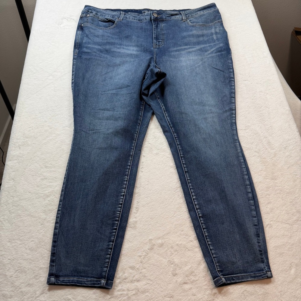 Maurices Everflex High-Rise‎ Jeans Womens 24W Blue Good Stretch Denim